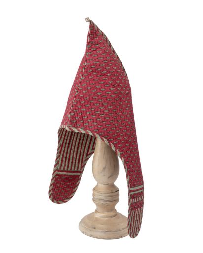 Lama Hat (Red Lips / Red Firozi Stripes ) ( 6 -8 ) Years