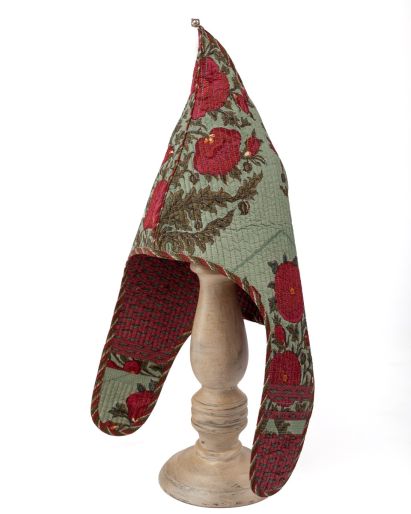 Lama Hat (Green Gud Pavot / Red Lips / Red Green Piping) ( 6 -8 ) Years