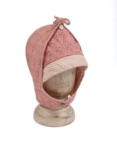 Pixie Hat (Pink Gud Mapu Buti / Single Pink  Stripes)-18 Months