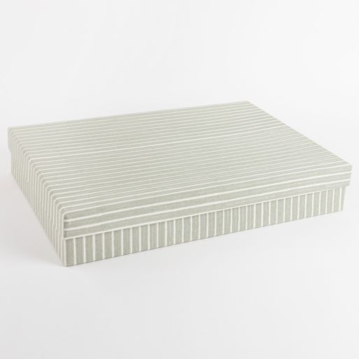 Flat Utility Box (Light Grey Stripes)