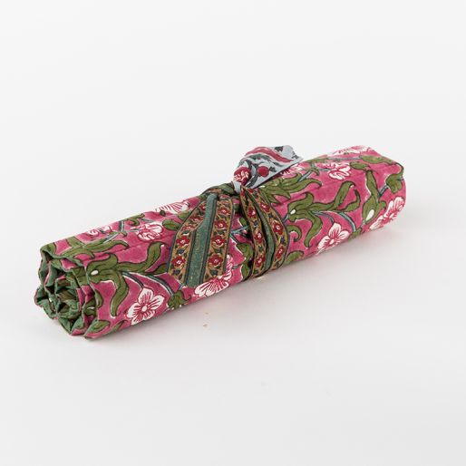 Pencil Cover (Pink Gud Peony Jaal)